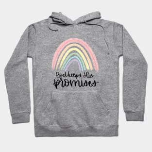 God Keeps His Promises Rainbow Hoodie